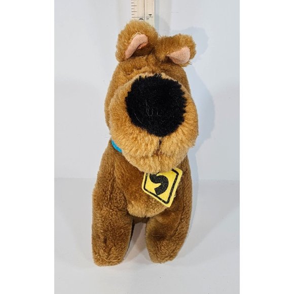 Cartoon Network Vintage Scooby Doo 9" Tall Blue Collar Scooby Tag Plush Stuffed - Picture 1 of 4